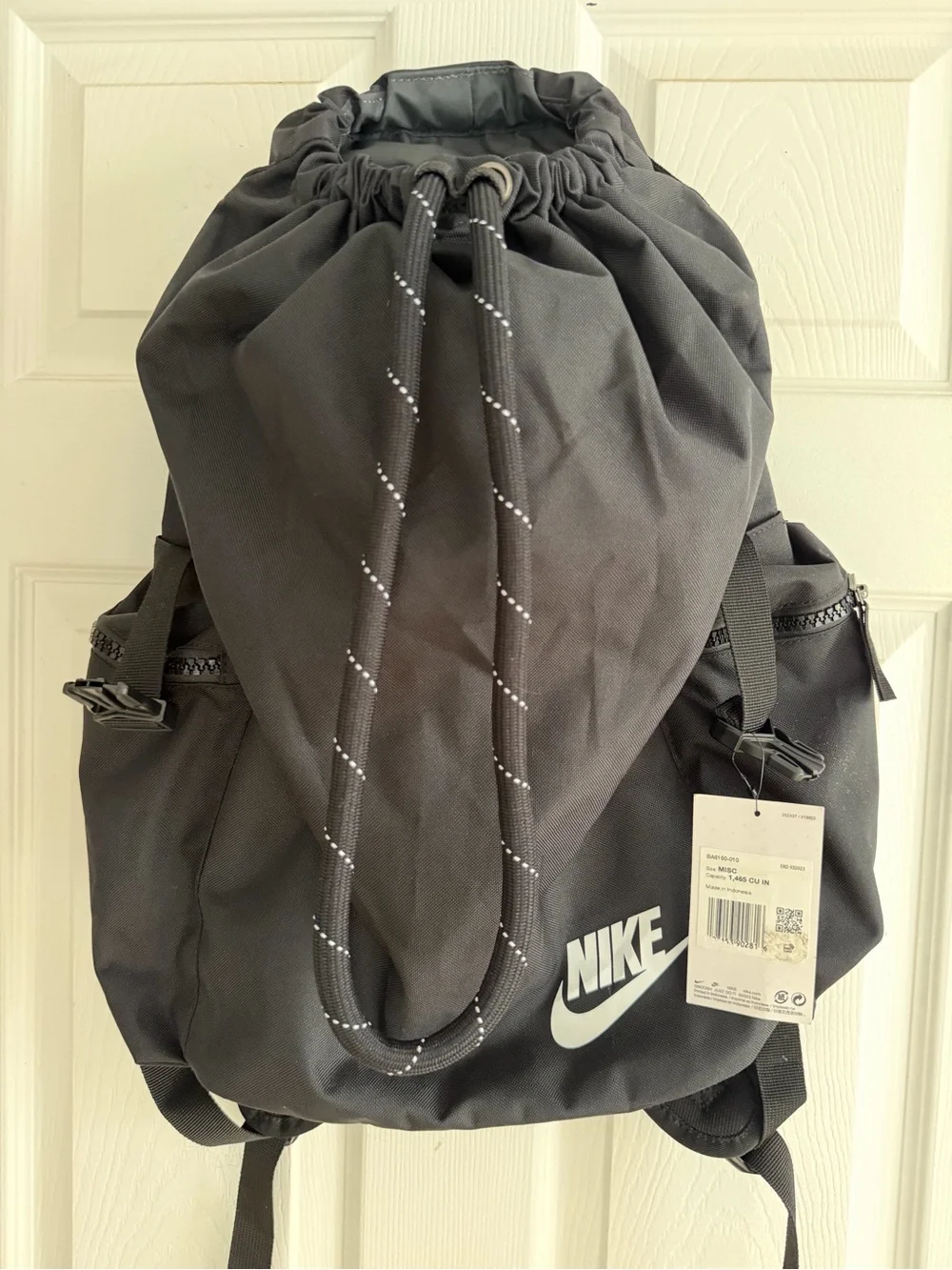 Nike Sportswear Heritage Rucksack Backpack Black - NWT New With Tags